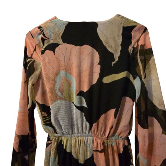 Lulu's Maxi Dress XS Wondrous Water Lilies Maxi Fairy Grunge Whimsigoth - Picture 5 of 16